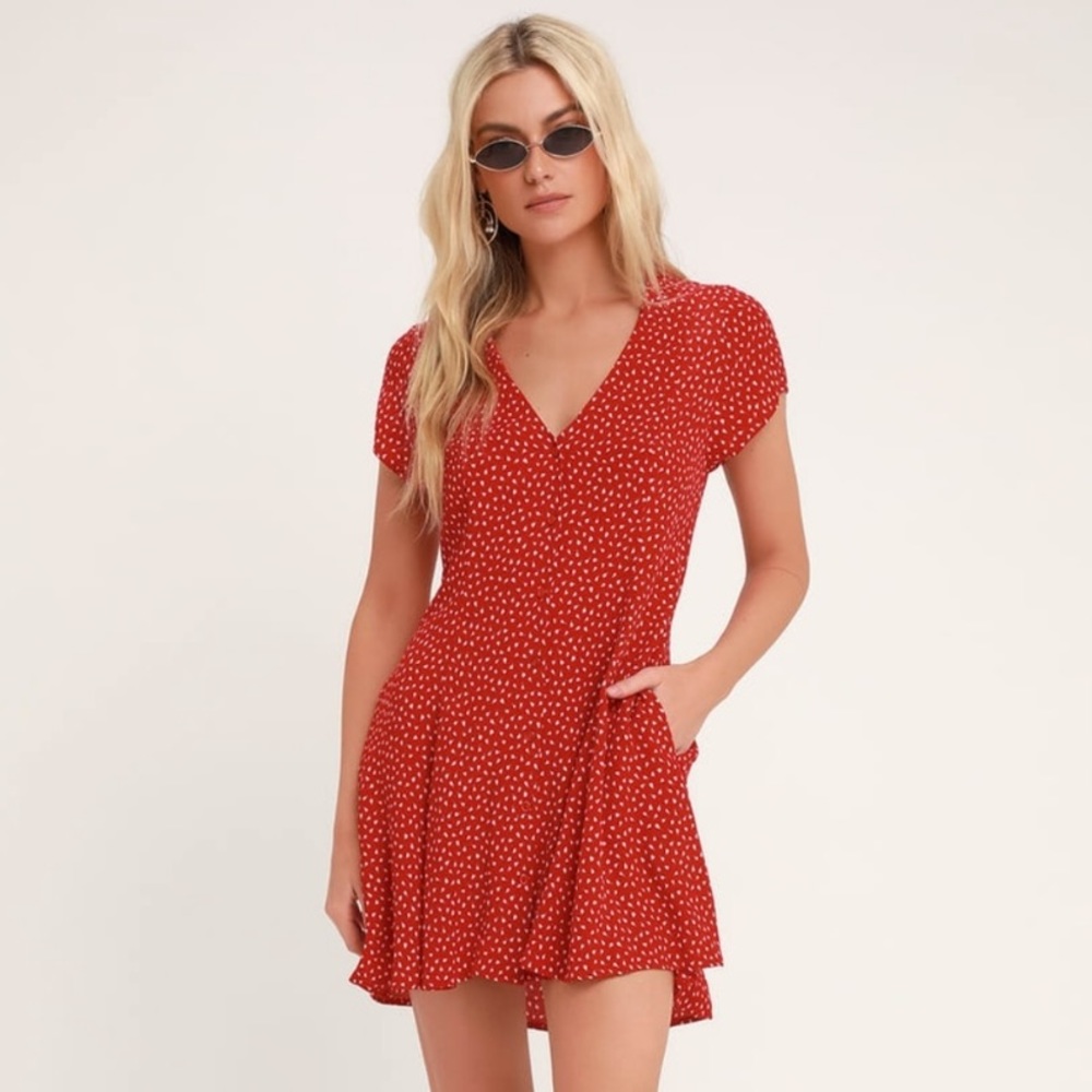 Rolla's Women's Milla Mini Red Tulip Dress XS